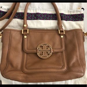 Tory Burch Amanda Satchel Royal Tan